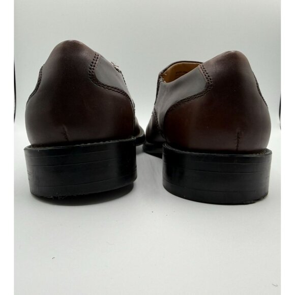 G H Bass & Co. Simon Loafers  Men's Size 8.5M Dark Brown Leather Dress Shoes - Picture 10 of 16